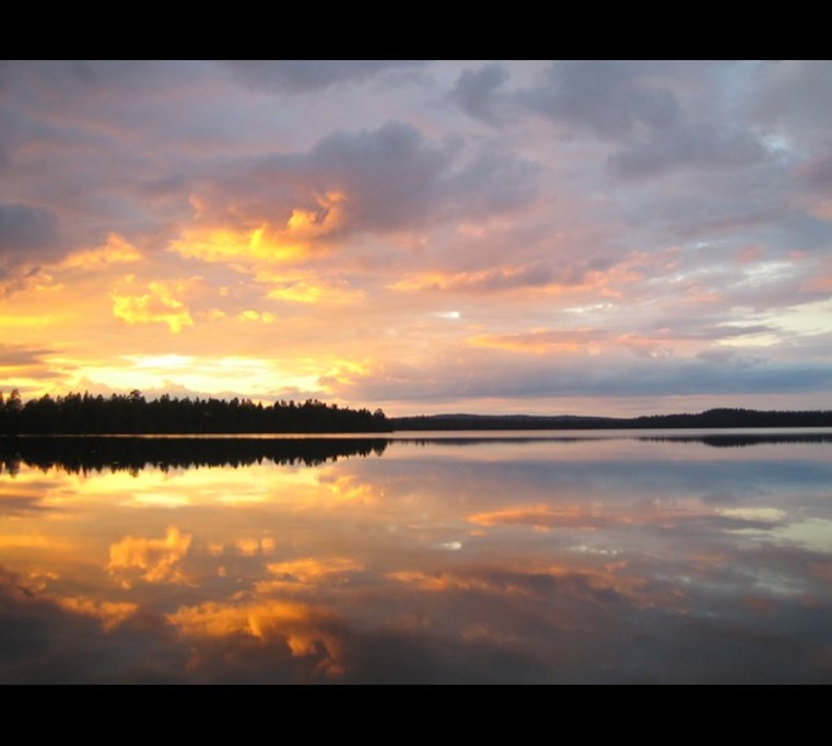 Midnight in the Arctic Circle