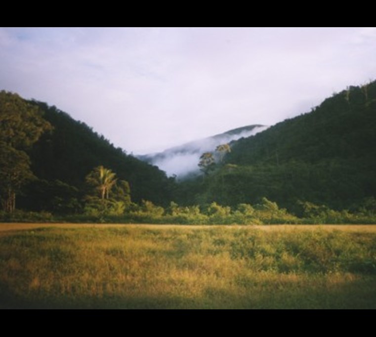 Mianmin landscape in the evening