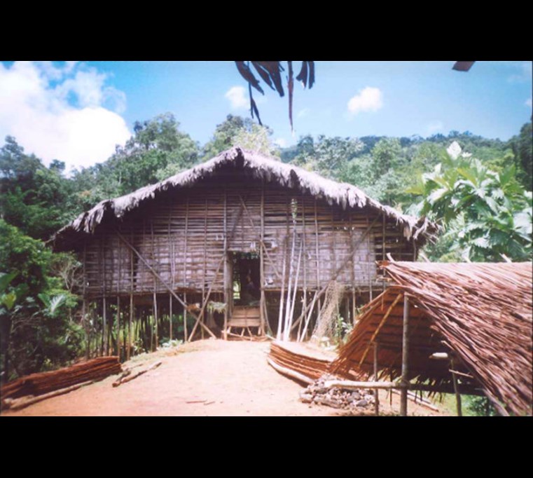 A traditional Mianmin dancehouse