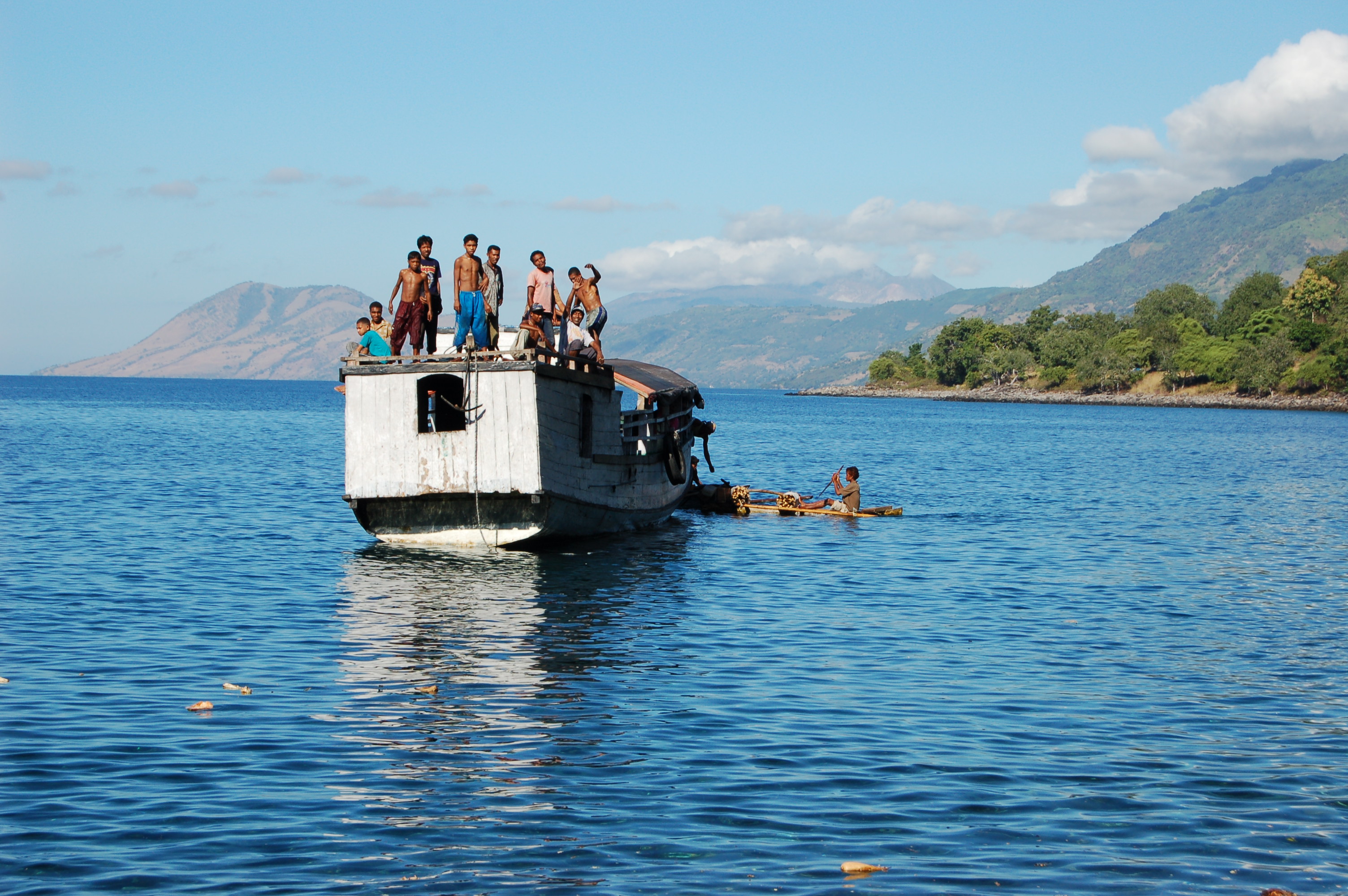 An inter-island ferry